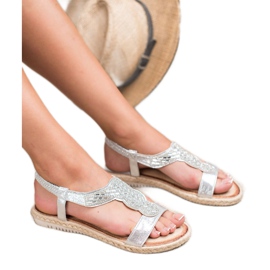 Emaks Slip-On-Sandalen mit Espadrilles grau 2