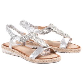 Emaks Slip-On-Sandalen mit Espadrilles grau 1