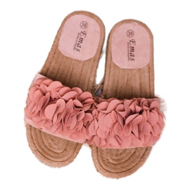 SHELOVET Pulver-Espadrilles rosa 1