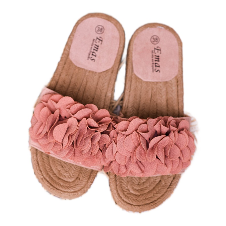 SHELOVET Pulver-Espadrilles rosa 1