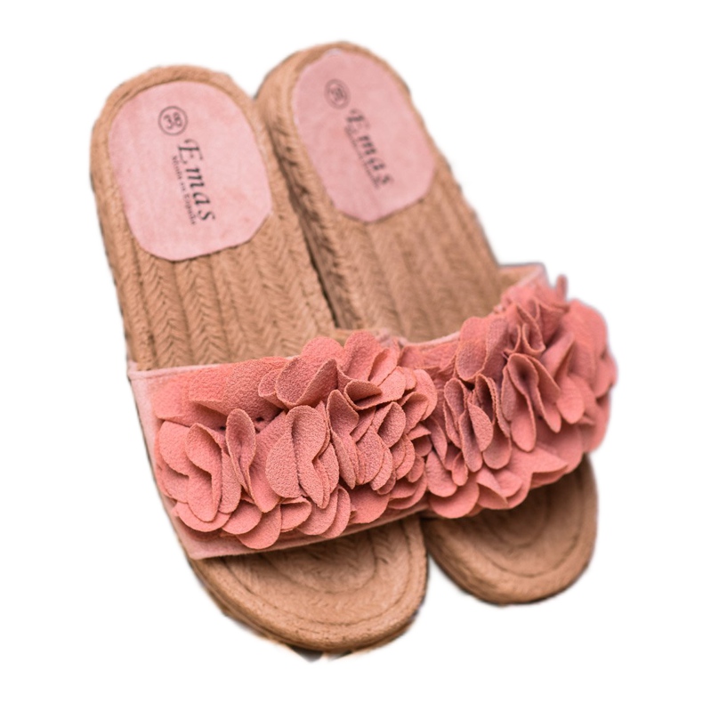 SHELOVET Pulver-Espadrilles rosa 2