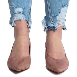 Pinke Pumps an der Herzsäule rosa 1