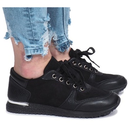 Schwarze Sport-Sneaker von Lyon 1