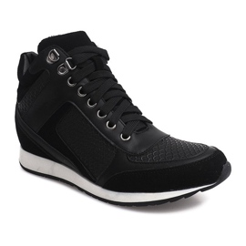 Sneakers mit Keilabsatz 58804 Schwarz 1