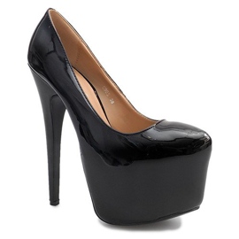 Hochlackierte Pins auf der Plattform D905 Schwarz 1