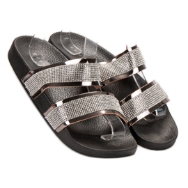 Erynn Schwarze Hausschuhe 1