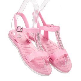 SHELOVET Gummisandalen rosa 1