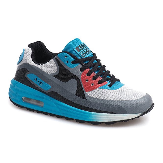 Neony Laufschuhe B306-9 Weiß schwarz blau mehrfarbig 2