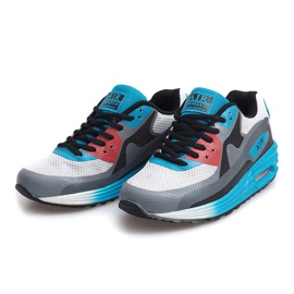 Neony Laufschuhe B306-9 Weiß schwarz blau mehrfarbig 1