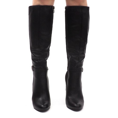 Stiefel mit hohem Absatz 8022 Schwarz 2