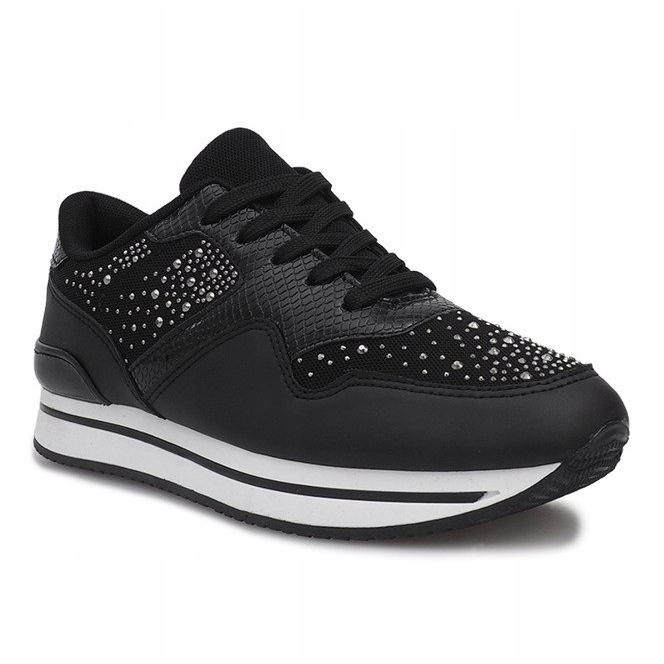 Schwarze Sport-Sneaker von Odette 2