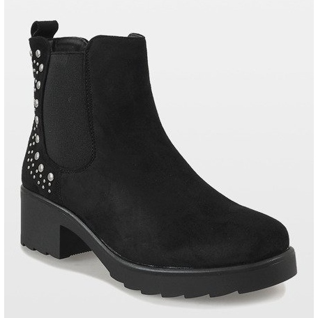 Kayla Shoes Schwarze isolierte Stiefel mit hohen Absätzen 88048 1