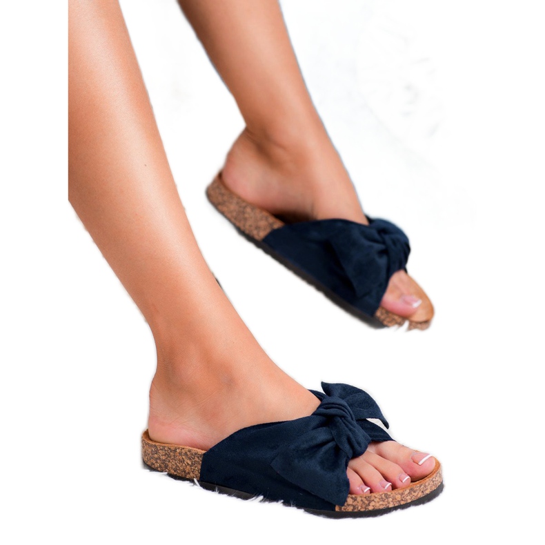 Super Me Modische schwarze Hausschuhe 1