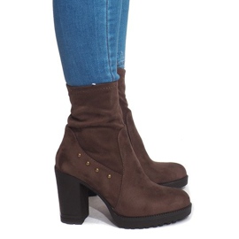 Wildleder BG-59 Taupe Stiefel braun mehrfarbig 1