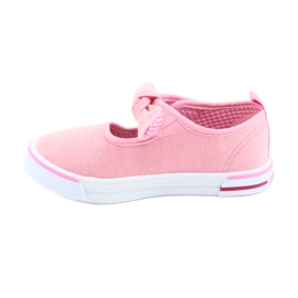 American Club Sneakers mit Schleife TEN42 rosa 2