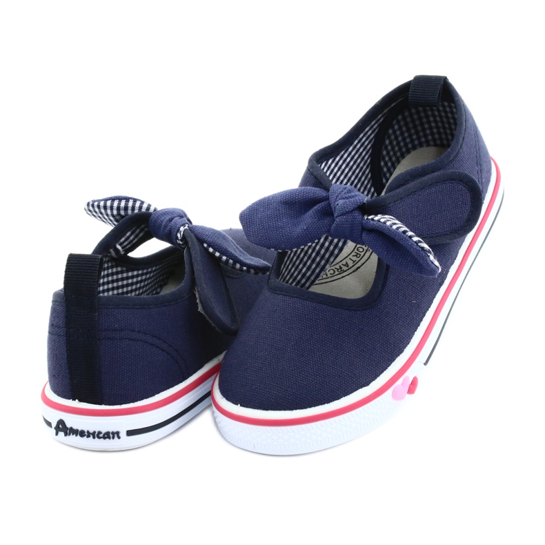 American Club Sneakers mit Schleife TEN42 navy blau 4