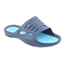 American Club blaue Schaumpantoffeln für Wasser marineblau 1