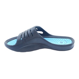 American Club blaue Schaumpantoffeln für Wasser marineblau 2