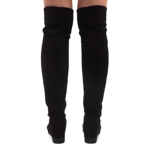 Warme Keilstiefel 168-108 Schwarz 2