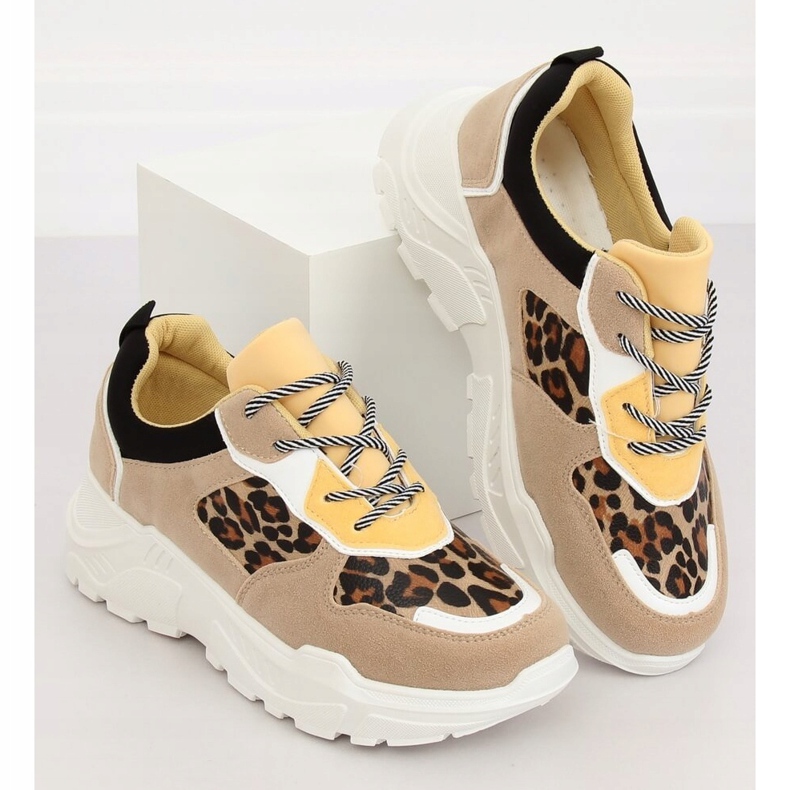 LV88P Sportschuhe Leopard beige 1