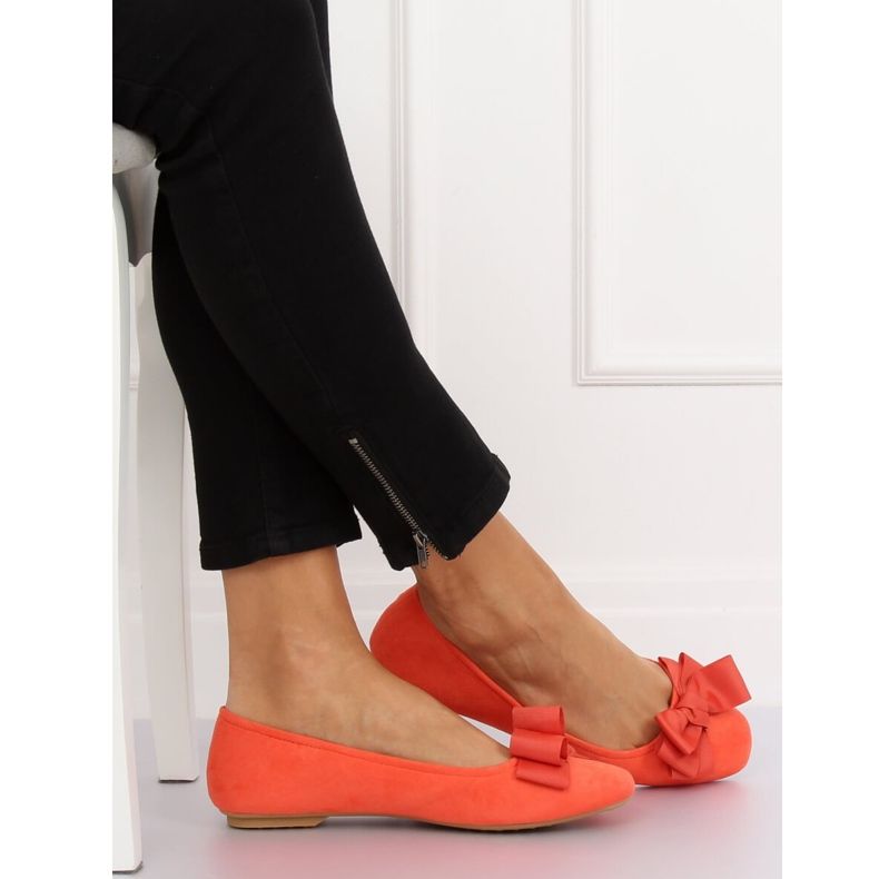 Orange Ballerinas für Damen 3173 Orange 1
