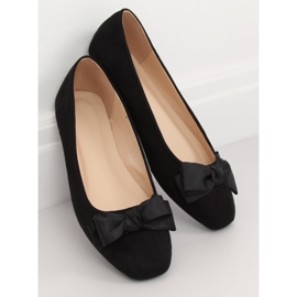 Schwarze Damen Ballerinas 3173 Schwarz 1