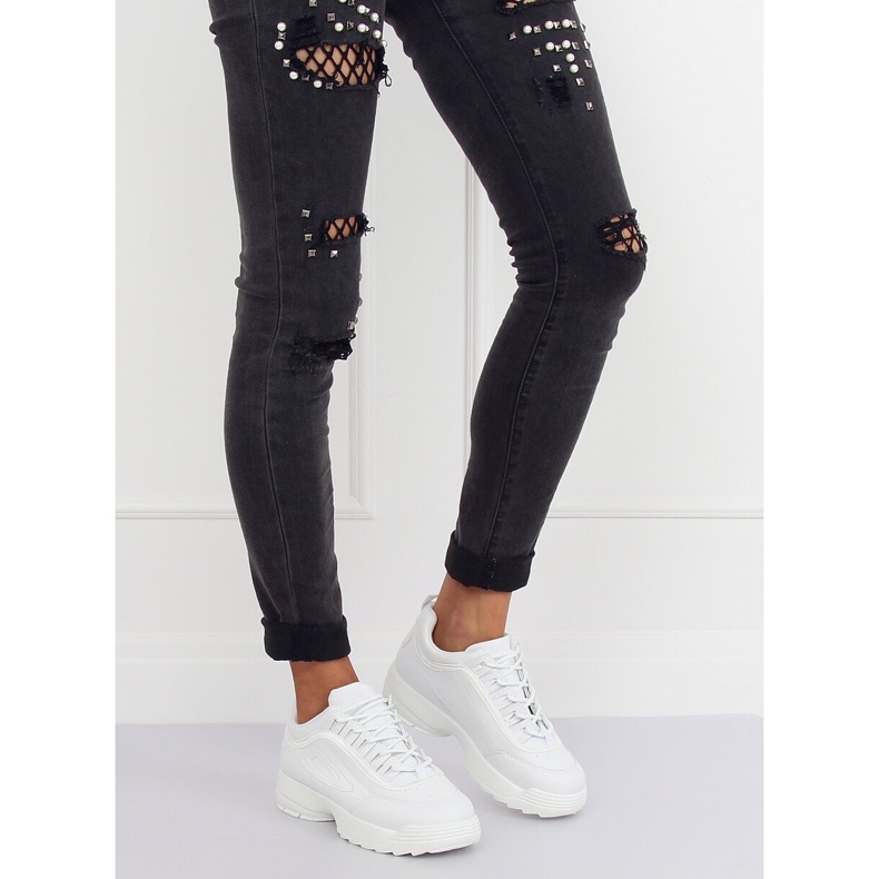 Weiße Sportschuhe D1909 Weiß 1