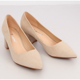 Pumps mit hohen Absätzen beige KJ-10 Beige 1