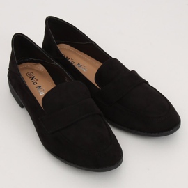 Schwarze Damen-Loafer MB188-117 Schwarz 1