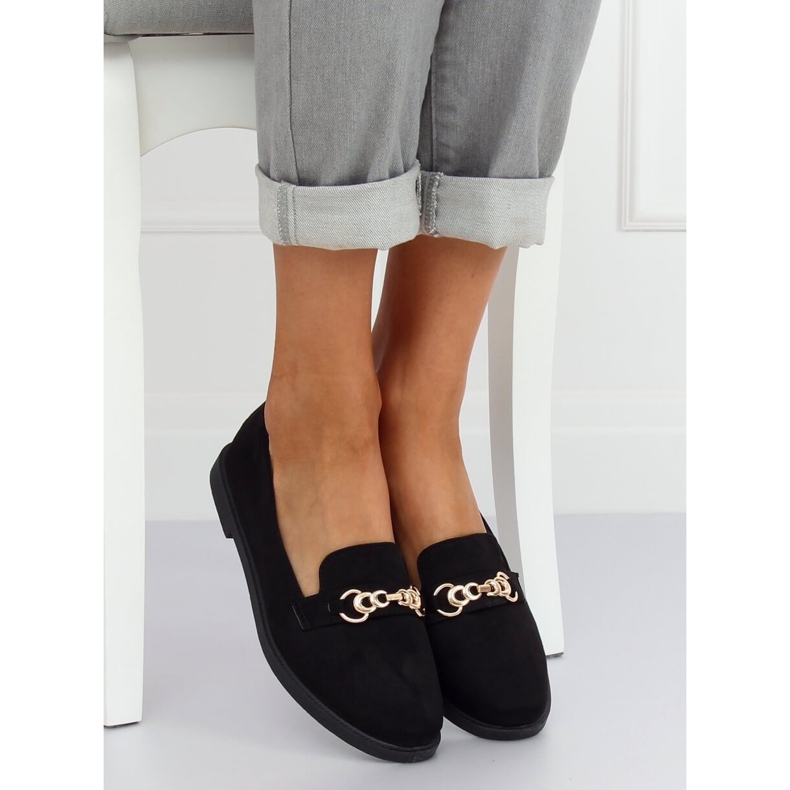 Schwarze Damen-Loafer 1631-123 Schwarz 1