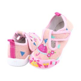 American Club Sneakers Ledereinsatz TEN30 rosa braun blau 4