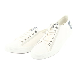 Big Star Białe Herren-Halb-Tropecs 174074 mit Öko-Leder weiß 2