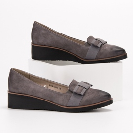 Pumps mit Schleife VINCEZA grau 1