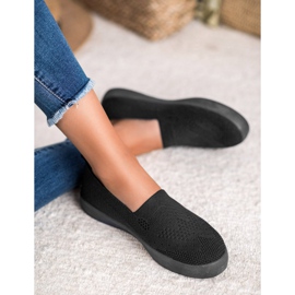 SHELOVET Textil-Slipper schwarz 2