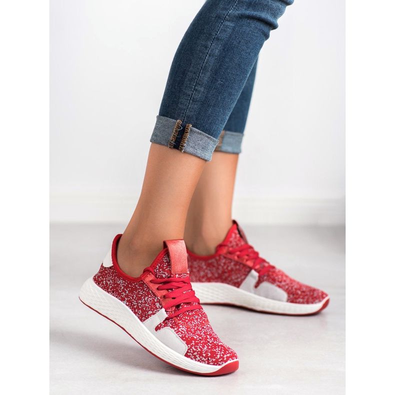 SHELOVET Sportschuhe zum Hineinschlüpfen rot 2