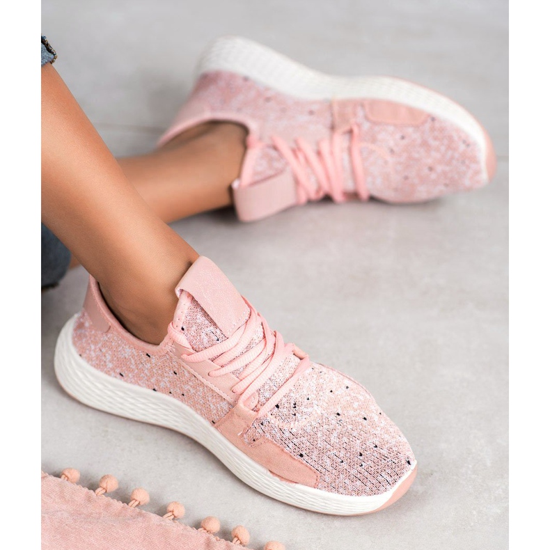 SHELOVET Sportschuhe zum Hineinschlüpfen rosa 1