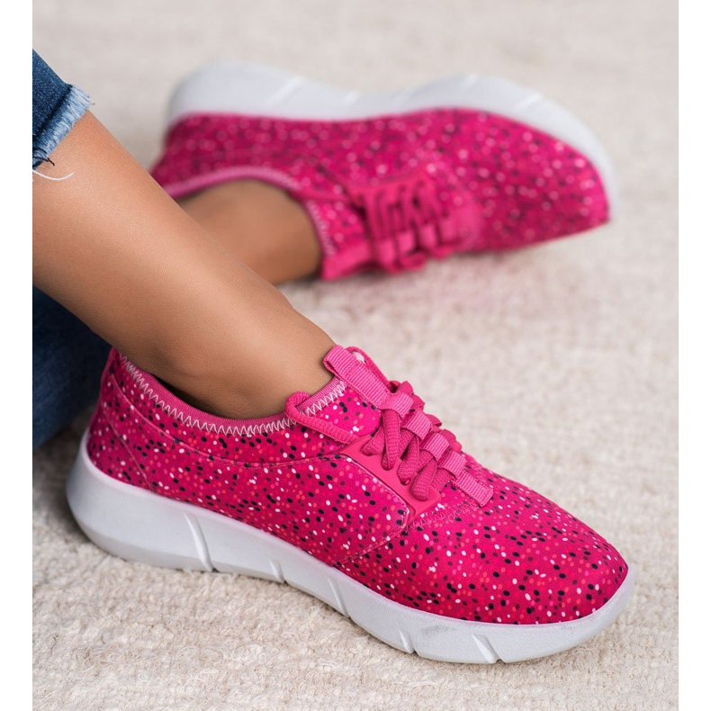 Bona Sportschuhe mit Tupfen lila 1