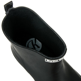 Kylie Galoschen mit Muster schwarz 1