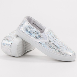 SHELOVET Modische Slip-On-Sneakers grau 1