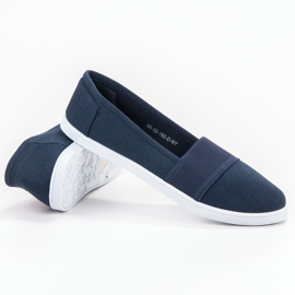 SHELOVET Slip-on-Sneakers navy blau 1