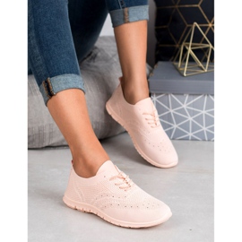 SHELOVET Textile Sportschuhe rosa 1