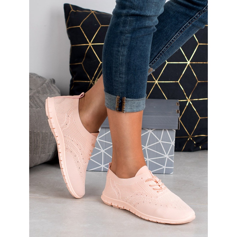 SHELOVET Textile Sportschuhe rosa 2