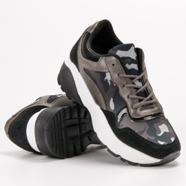 SHELOVET Moro-Turnschuhe schwarz 1