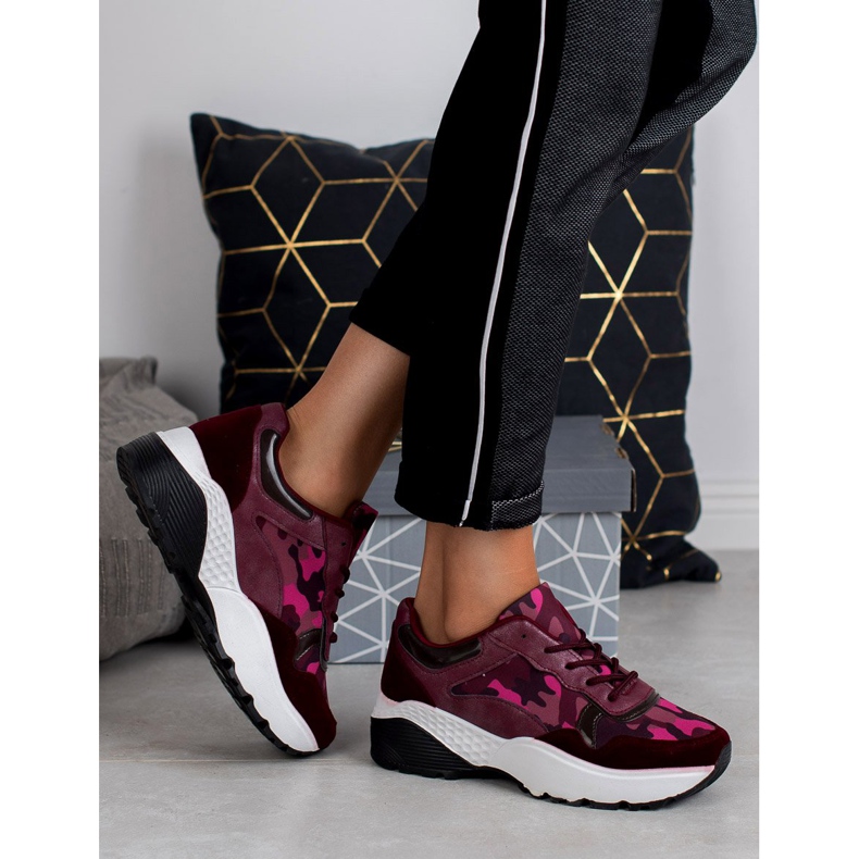 SHELOVET Moro-Turnschuhe rot 1