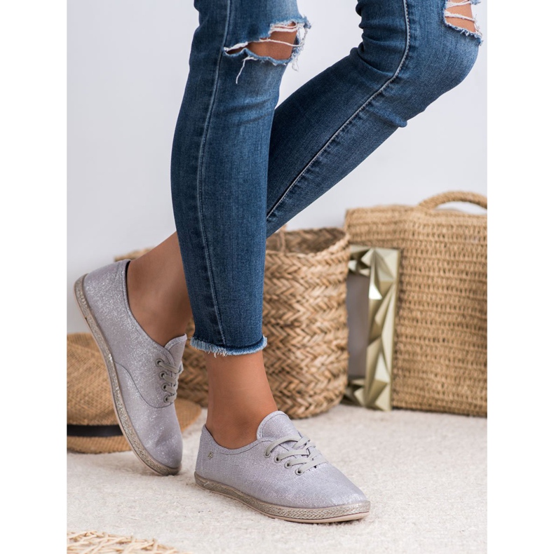 Balada Leichte Espadrilles grau 1