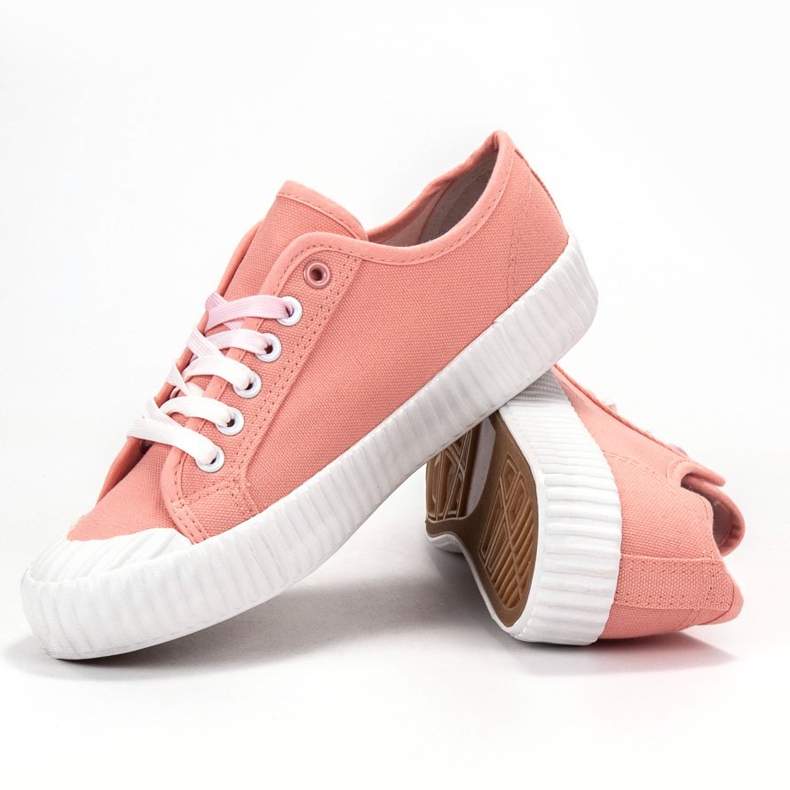 SHELOVET Lachs Turnschuhe orange mehrfarbig 1