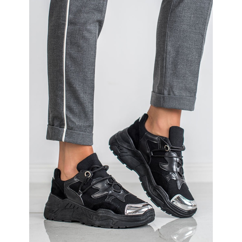 Small Swan Schnürsneaker schwarz 1