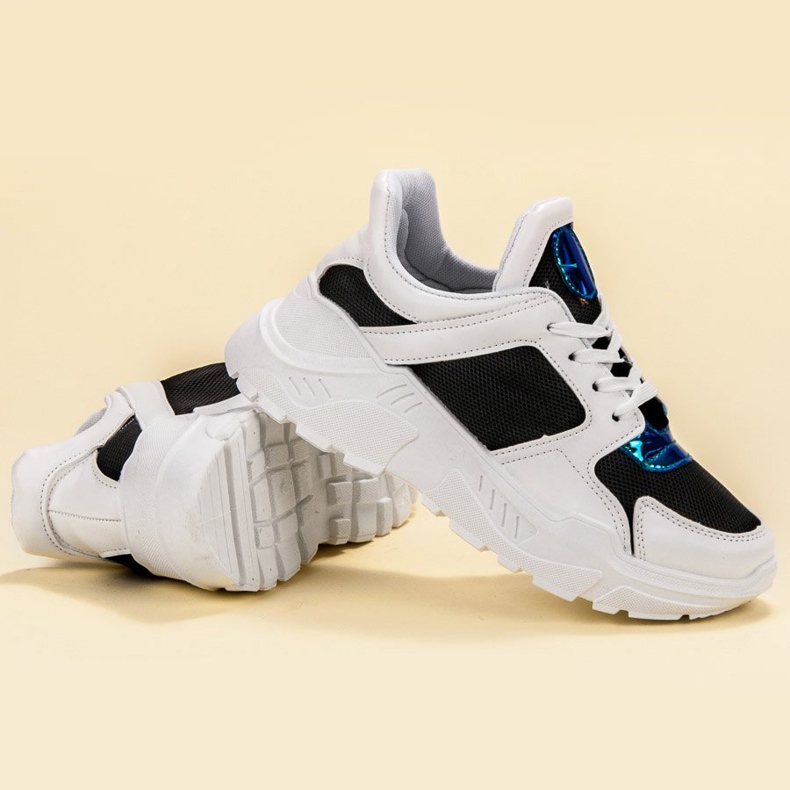 GUAPISSIMA Modische Turnschuhe weiß mehrfarbig 1