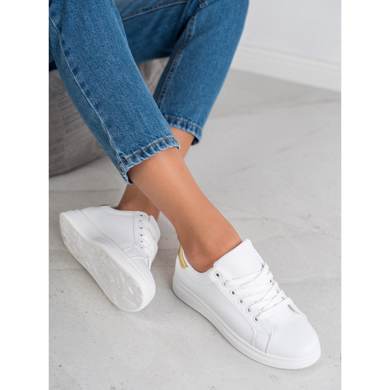 Jumex Modische Sportschuhe weiß 1