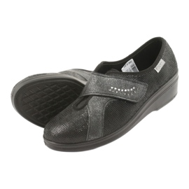 Befado Damenschuhe pu 032D002 schwarz grau 4
